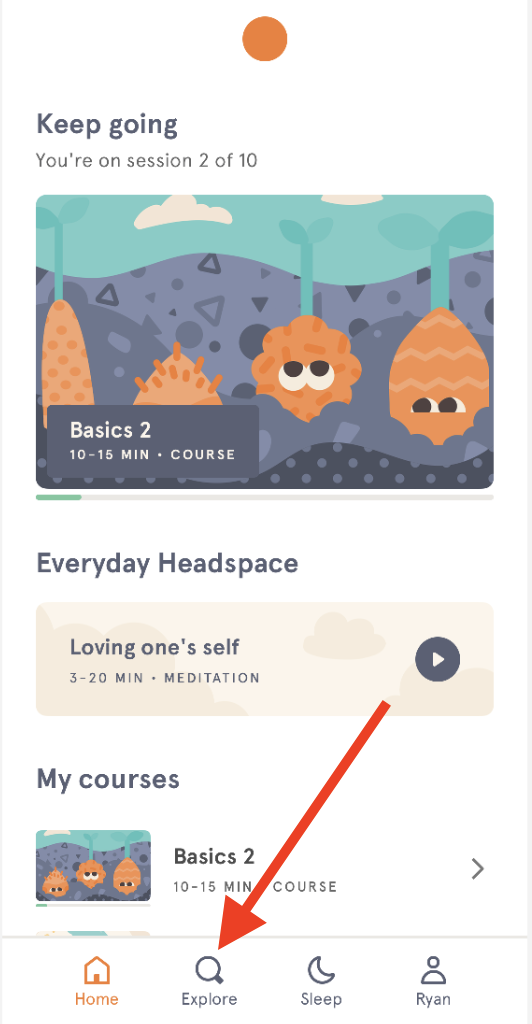 Where are the Headspace for Kids sessions located? Help Center