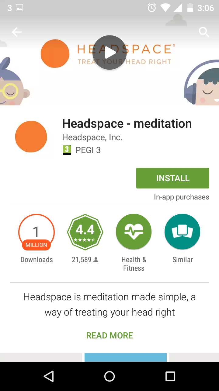 Headspace приложение скачать